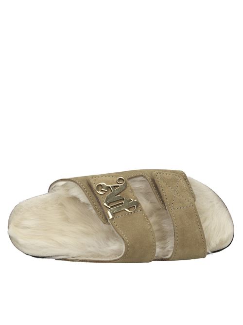 Suede mules PALM ANGELS | PWIH021F23LEA0016261CAMMELLO